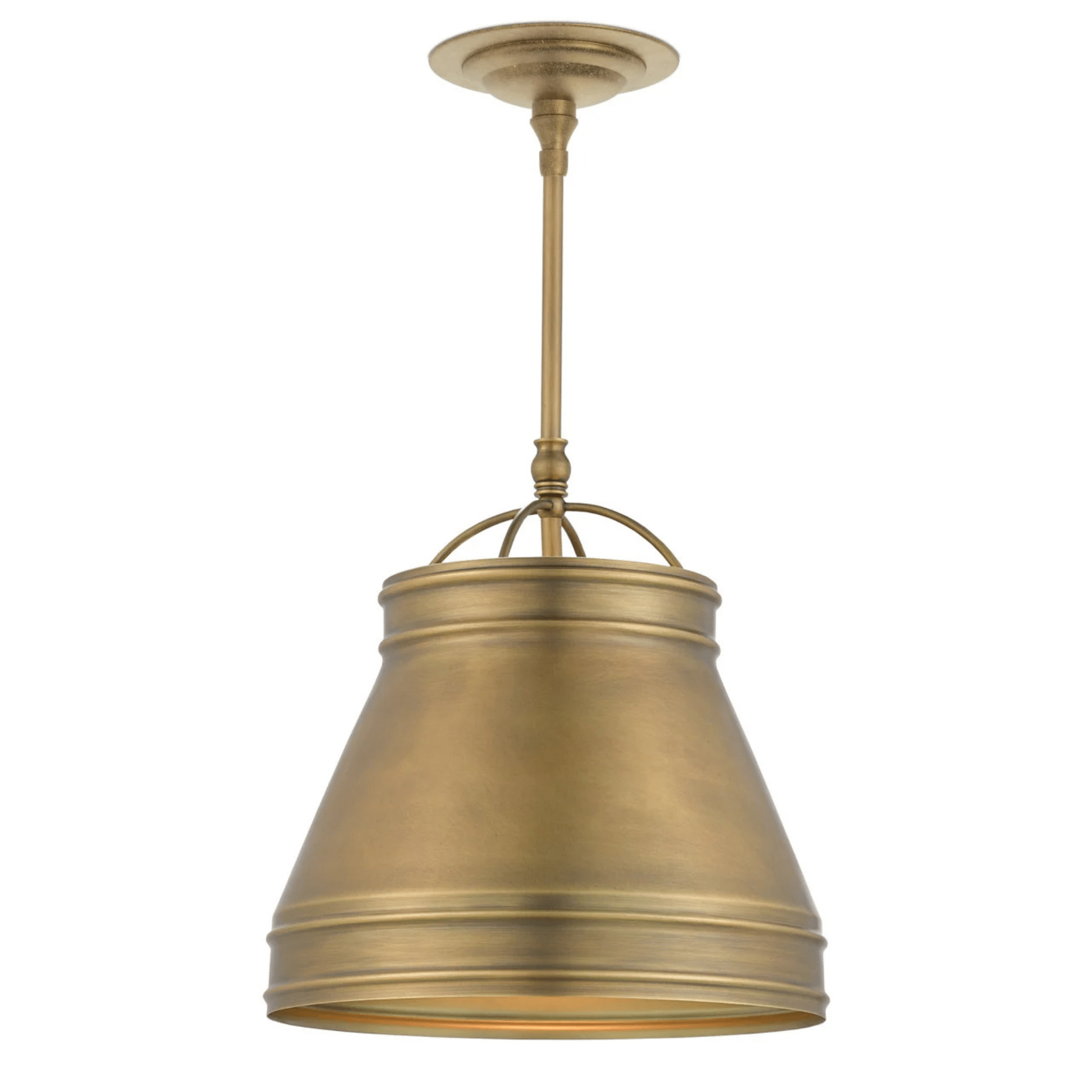 Cadley Island Pendant - Antique Brass - Our Boat House