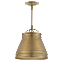 Cadley Island Pendant - Antique Brass - Our Boat House