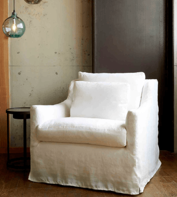 Caicos Slipcovered Chair - Our Boat House