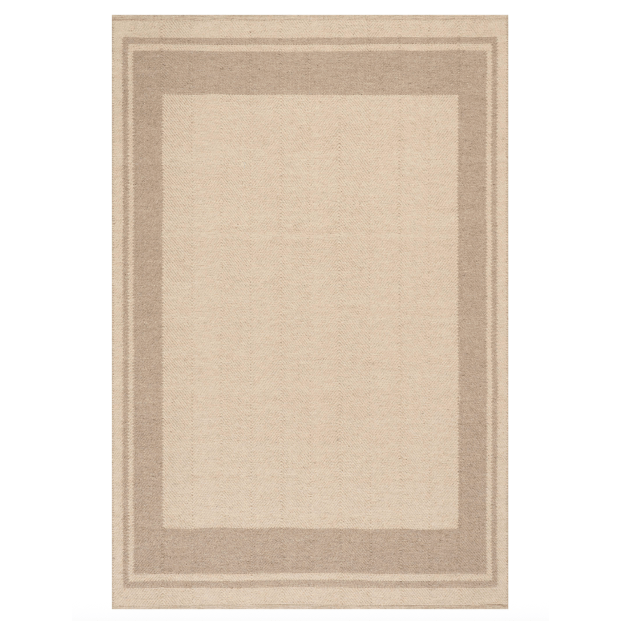 Canon Bordered Cozy Wool Rug - Our Boat House