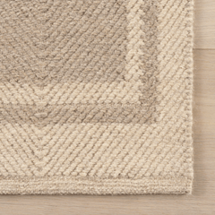 Canon Bordered Cozy Wool Rug - Our Boat House