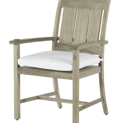 Cape Cod Dining Arm Chair - Oyster Teak - Our Boat House
