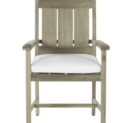Cape Cod Dining Arm Chair - Oyster Teak - Our Boat House