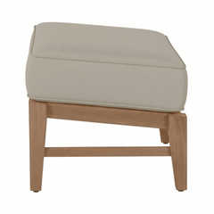 Cape Cod Ottoman - Natural Teak - Our Boat House