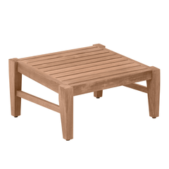 Cape Cod Ottoman - Natural Teak - Our Boat House
