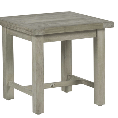 Cape Cod Outdoor Side Table - Natural or Oyster Teak - Our Boat House