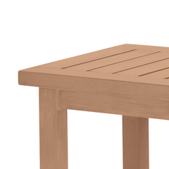 Cape Cod Outdoor Side Table - Natural or Oyster Teak - Our Boat House