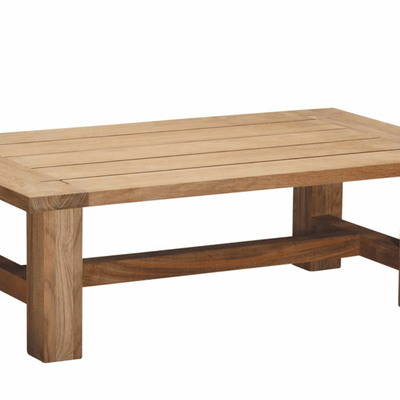 Cape Cod Rectangular Coffee Table - Natural or Oyster Teak - Our Boat House