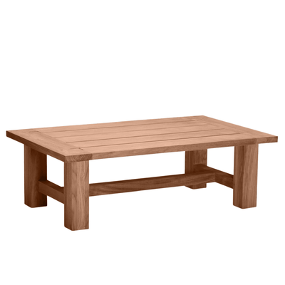 Cape Cod Rectangular Coffee Table - Natural or Oyster Teak - Our Boat House