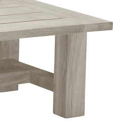 Cape Cod Rectangular Coffee Table - Natural or Oyster Teak - Our Boat House
