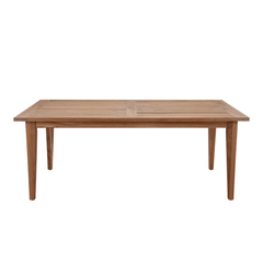 Cape Cod Rectangular Dining Table - Natural or Oyster Teak - Our Boat House