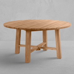 Cape Cod Round Dining Table - Natural - Our Boat House