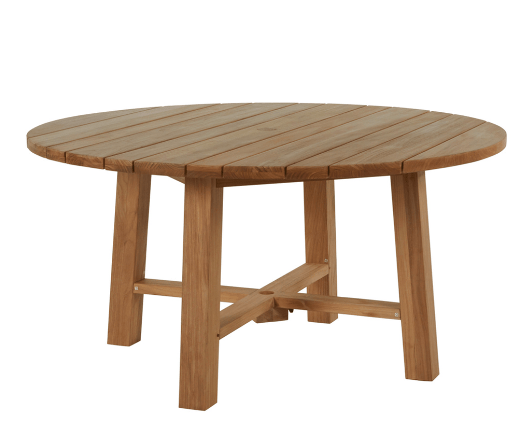 Cape Cod Round Dining Table Natural or Oyster Teak