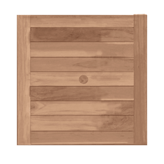 Cape Cod Square Teak Dining Table - Natural or Oyster - Our Boat House