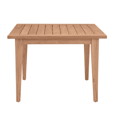 Cape Cod Square Teak Dining Table - Natural or Oyster - Our Boat House