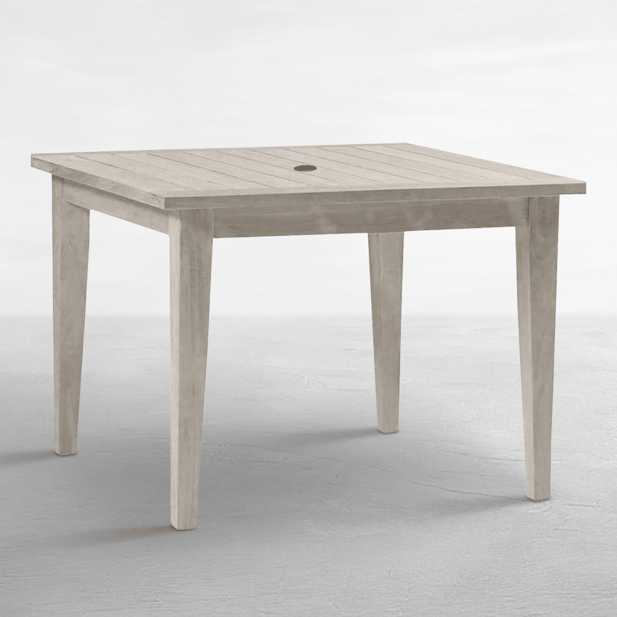 Cape Cod Square Teak Dining Table - Natural or Oyster - Our Boat House