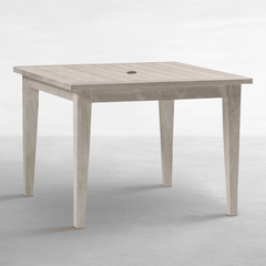 Cape Cod Square Teak Dining Table - Natural or Oyster - Our Boat House