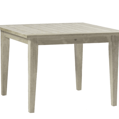 Cape Cod Square Teak Dining Table - Natural or Oyster Teak - Our Boat House