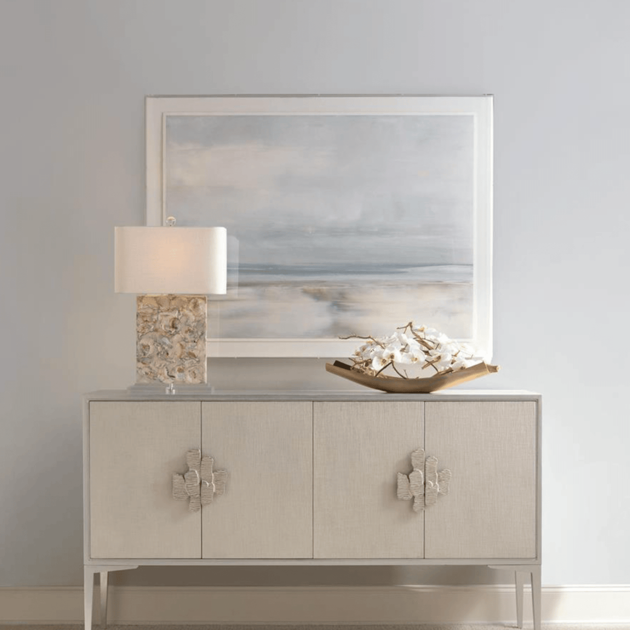 Capiz Table Lamp - Our Boat House