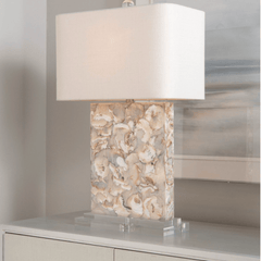 Capiz Table Lamp - Our Boat House