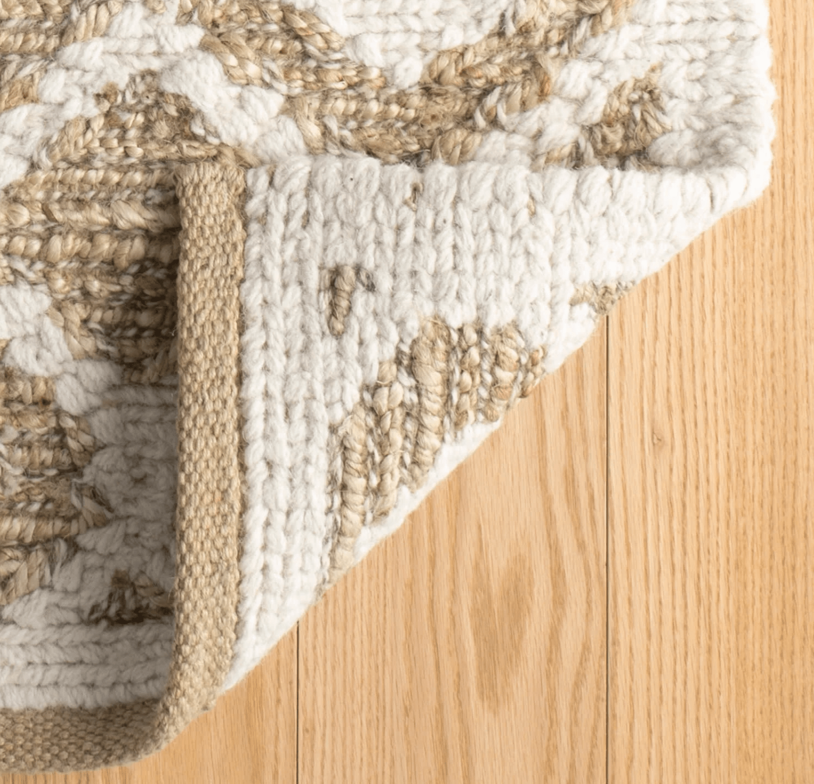 Capri Soumak Handwoven Jute Rug - Natural - Our Boat House