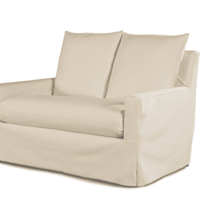 Captiva Outdoor Slipcovered Love Seat - Our Boat House