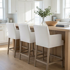Carlsbad Slipcovered Counter Stool - Our Boat House
