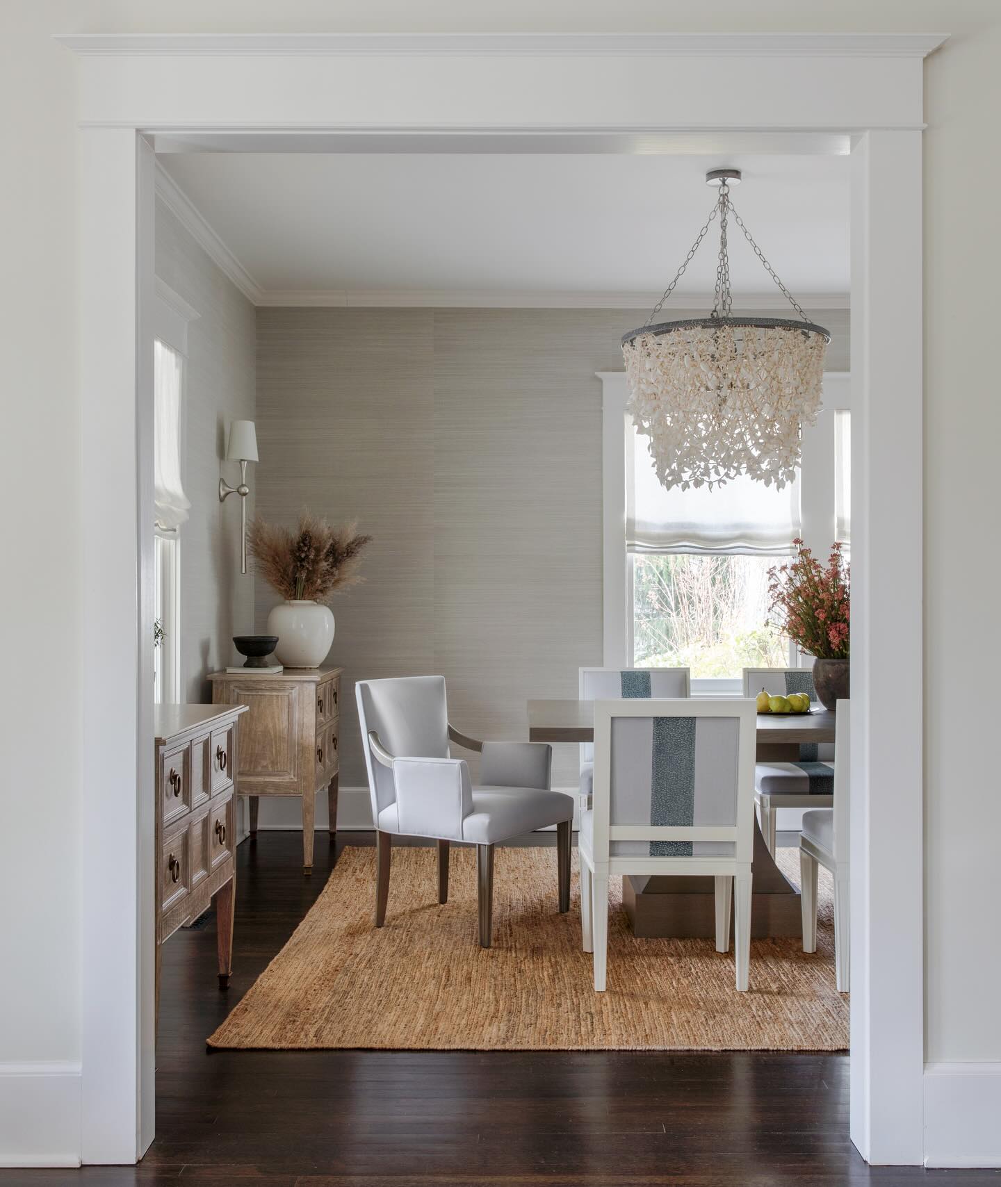 Cassia White Clam Shell Chandelier - Our Boat House