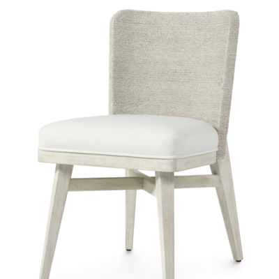 Catalina Whitewash Dining Side Chair - Our Boat House