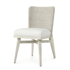 Catalina Whitewash Dining Side Chair - Our Boat House