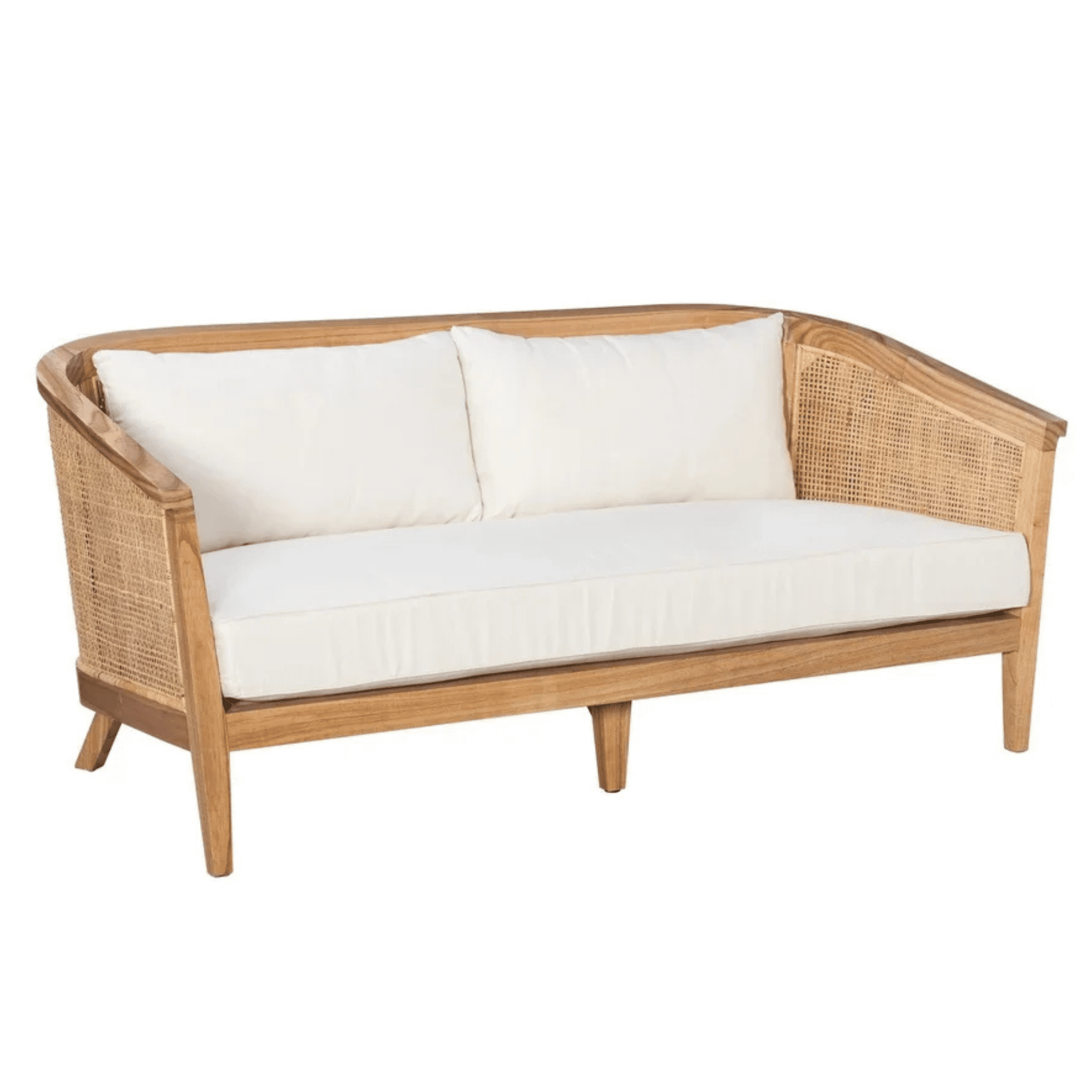 Catalina Woven Settee - Natural - Our Boat House