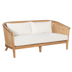 Catalina Woven Settee - Natural - Our Boat House