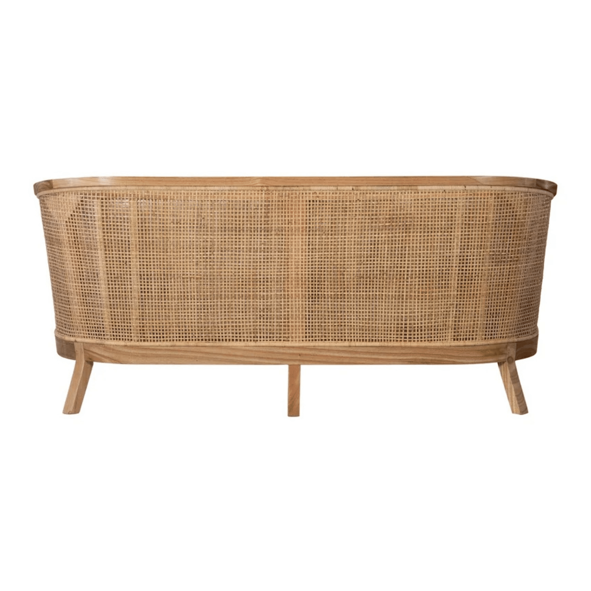Catalina Woven Settee - Natural - Our Boat House