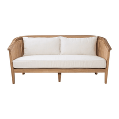 Catalina Woven Settee - Natural - coastal inspired home furnishing