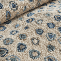 Cats Paw Hand Micro Hooked Wool Rug - Mineral - Our Boat House