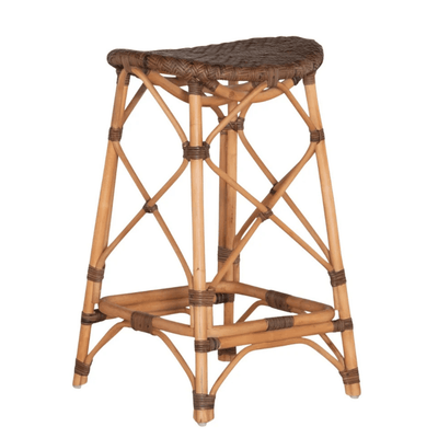 Cedar Key Rattan Counter Stool - Our Boat House