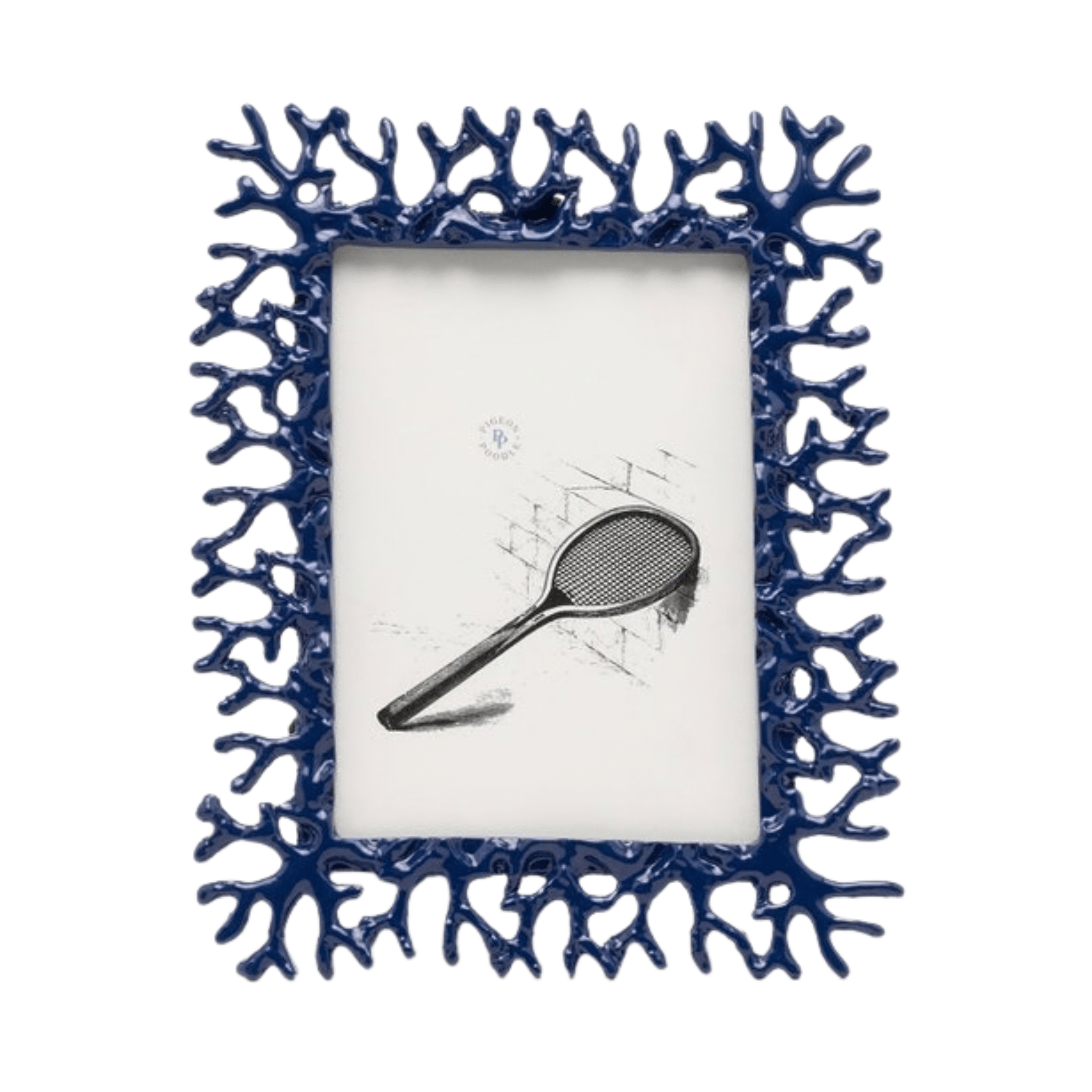 Chelsea Navy Picture Frame - Three Sizes - Our Boat House