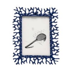 Chelsea Navy Picture Frame - Three Sizes - Our Boat House