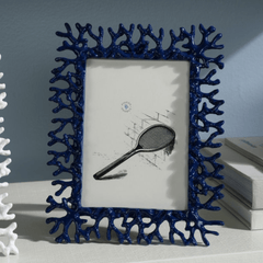 Chelsea Navy Picture Frame - Three Sizes - Our Boat House