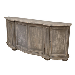 Chelsea Curved Pine Weathered Sideboard
