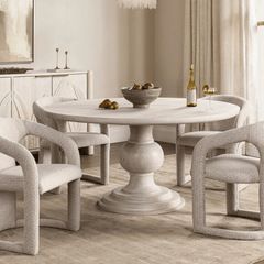 Chesapeake Bay Whitewash Dining Table - coastal inspired home furnishing lifestyle