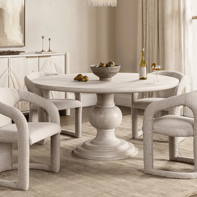 Chesapeake Bay Whitewash Dining Table - Our Boat House