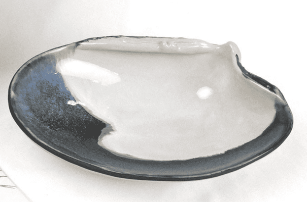 Clam Shell Bowl in Slate - Large - Our Boat House