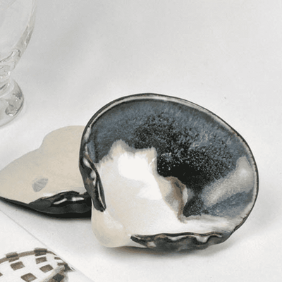 Clam Shell Dip Bowl in Slate - Our Boat House