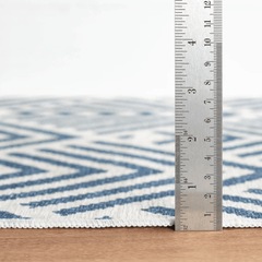 Cleo Machine Washable Rug - Navy - Our Boat House