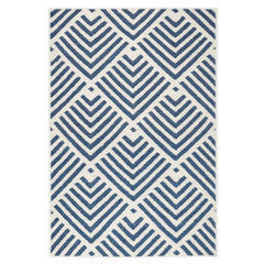 Cleo Machine Washable Rug - Navy - Our Boat House