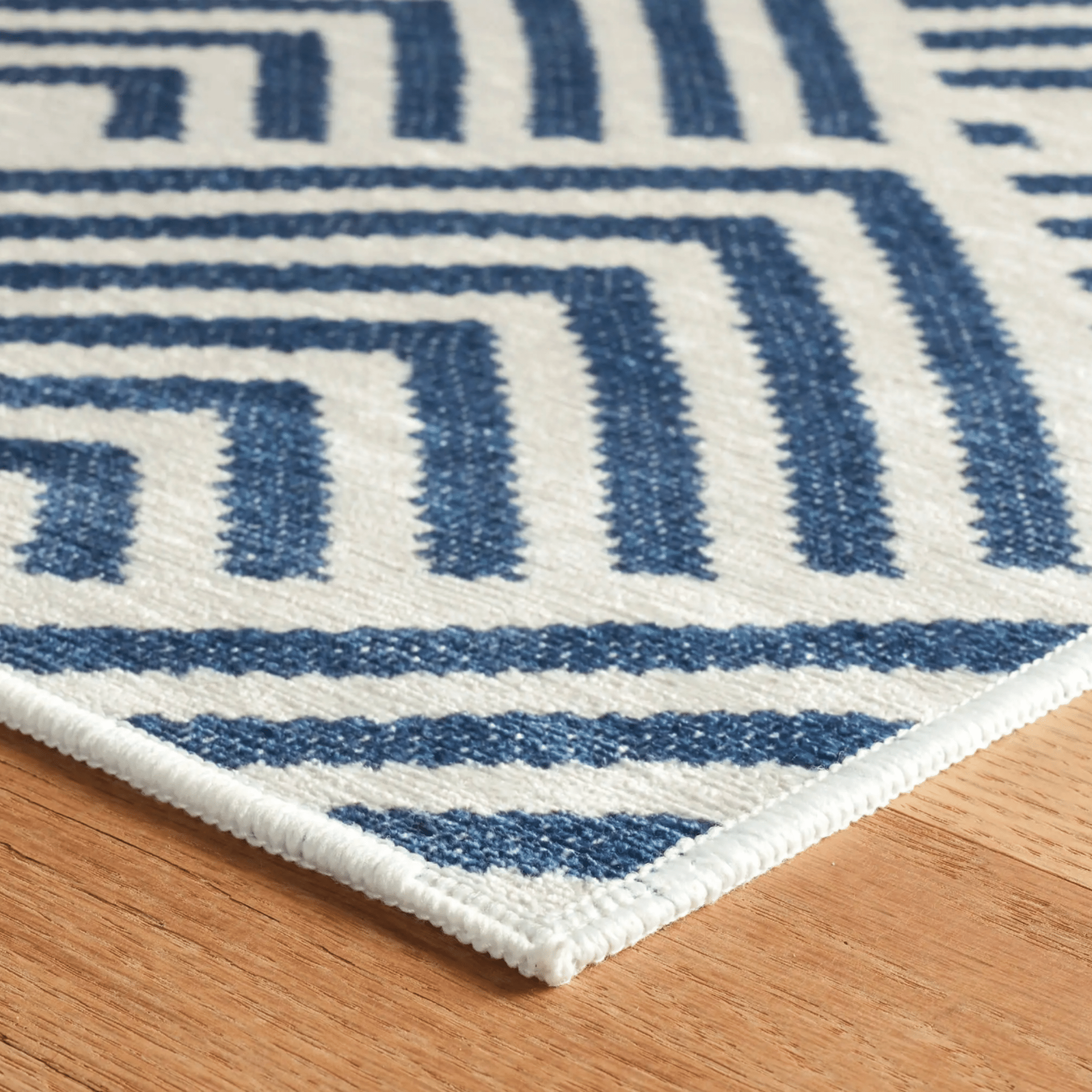 Cleo Machine Washable Rug - Navy - Our Boat House