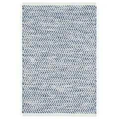 Coastal Handwoven Indoor/Outdoor Rug - Blue - Our Boat House