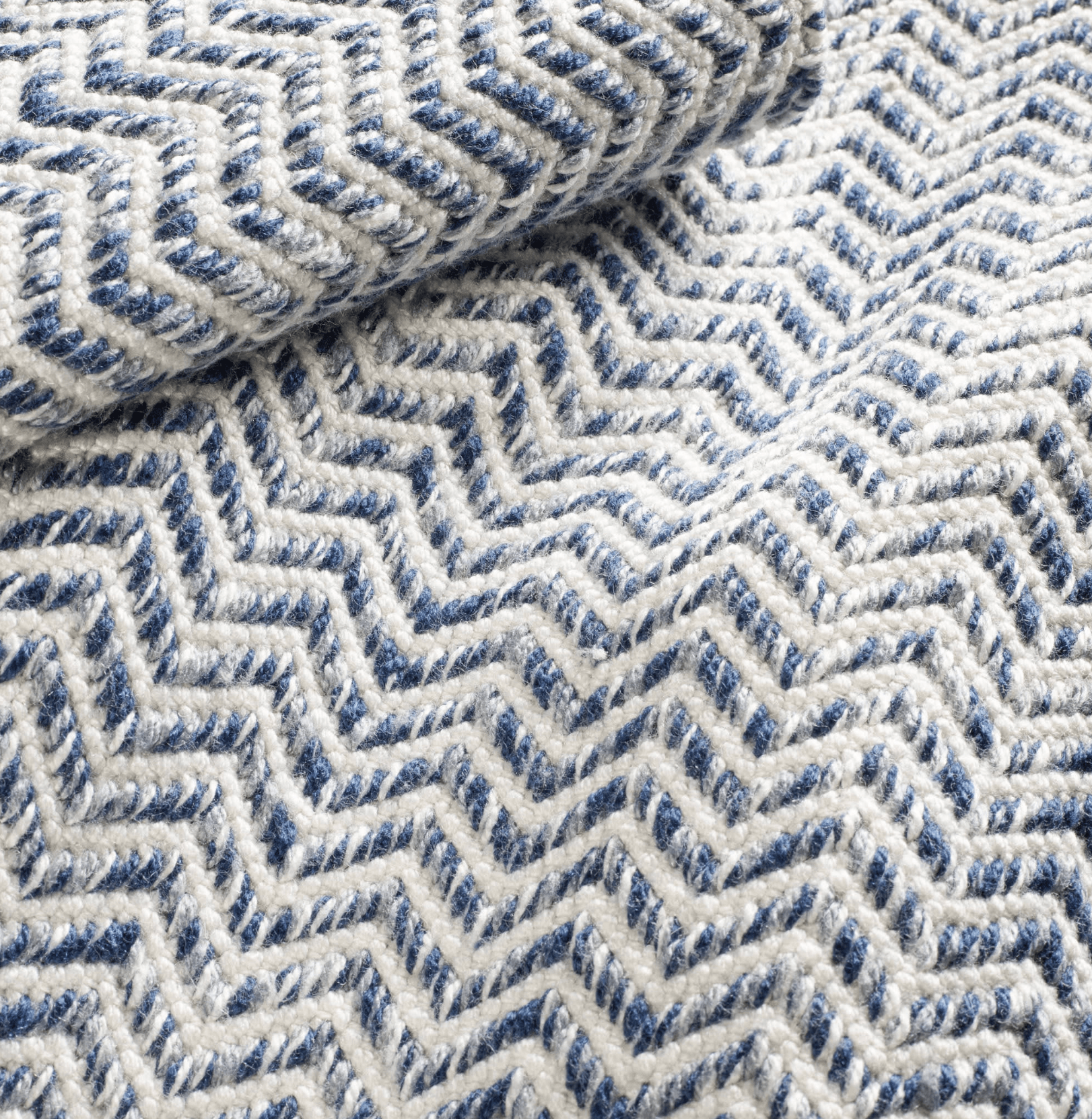 Coastal Handwoven Indoor/Outdoor Rug - Blue - Our Boat House