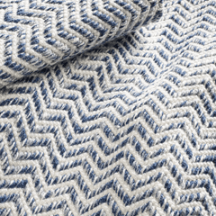 Coastal Handwoven Indoor/Outdoor Rug - Blue - Our Boat House
